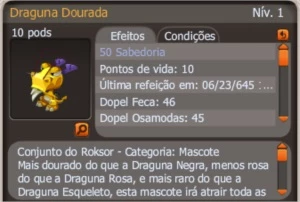 Draguna dourada (spiritia) - Dofus