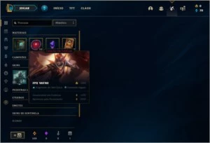 Conta ouro 4 baratinha com 5 skins e 29 champs (1 ultimate) - League of Legends LOL