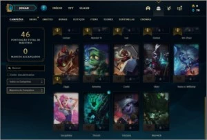 Conta ouro 4 baratinha com 5 skins e 29 champs (1 ultimate) - League of Legends LOL