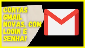 Conta gmail com login e senha - Outros