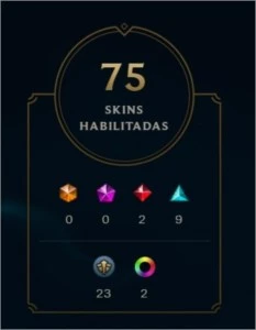 CONTA PLATINA S8 / S7 / DIAMANTE S6 / S7 / S8 - League of Legends LOL