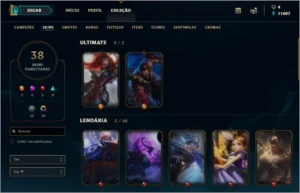 Conta de Lol - League of Legends