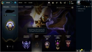 CONTA DIAMANTE 4 - League of Legends LOL