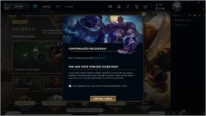 CONTA DIAMANTE 4 - League of Legends LOL