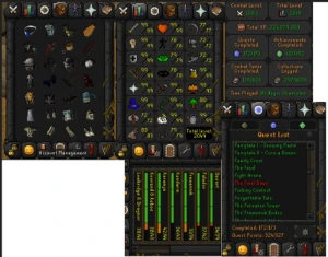 Conta Top Main Osrs, 4 Pet - Runescape