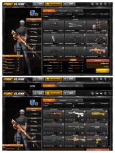 Conta Point Blank Primeiro Tenente-3 com Bastante Itens!!! PB