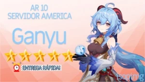 CONTA GENSHIN IMPACT INICIAL COM GANYU AR 10 ✨