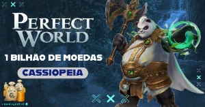 1 BILHÃO DE MOEDAS PERFECT WORLD - CASSIOPEIA