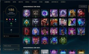 CONTA LOL LVL 194 (DESDE 2017) - League of Legends