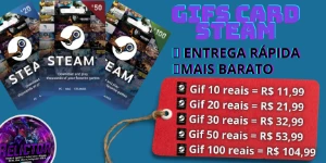 [Mais Barato] Steam Gif's Card Diversos *Melhor Do Mercado* - Gift Cards