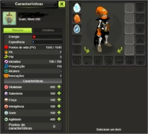 Conta NÃO CERTIFICADA LVL 200 SRAN DOFUS GELOFULL SCROLL