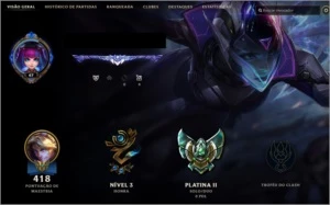 Conta League of Legends 6 Anos - 166 Skins LOL