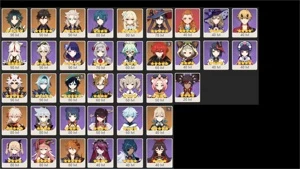 CONTA GENSHIN AR58 - ITTO ALBEDO ZHONGLI E+ 6 ARMAS 5⭐ - Genshin Impact