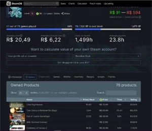 VENDO CONTA STEAM - Counter Strike CS