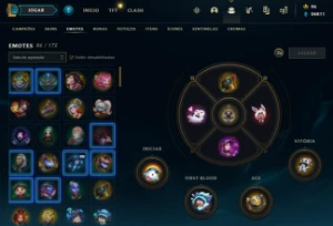 Conta diamante 4 75% WR com Rammus rei e icones rp 2012 - League of Legends LOL