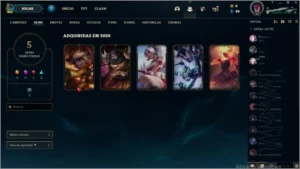 Conta gold 3 - League of Legends LOL