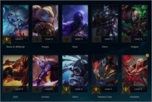 Conta League of Legends D2 (D1 - Mestre MMR) 81% Winrate LOL