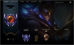 Conta League of Legends D2 (D1 - Mestre MMR) 81% Winrate LOL