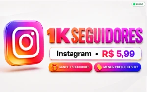 SEGUIDORES INSTAGRAM +BÔNUS [🎁] | MENOR PREÇO! [💵] - Redes Sociais