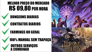 Throne And Liberty Farmings- Contratos - Dungeons - Serviços - Steam