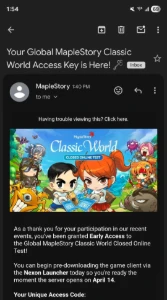 Maplestory classic world - Outros