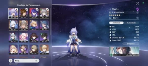 Conta Honkai Star - Acheron C2+Bronya C1+Gepard+Bailu+Jingli - Outros