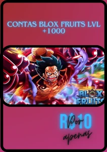 Contas blox fruits lvl +1000