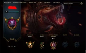 Conta de league of legends na MD3 GOLD 3 LOL