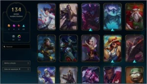 Conta plat 1 ex challenger com emote - League of Legends LOL