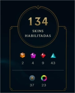 Conta plat 1 ex challenger com emote - League of Legends LOL