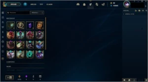 conta ótima com 1001 skins e todos os champs habilitados - League of Legends LOL