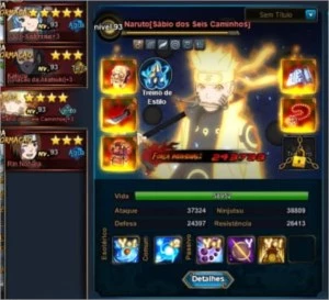 Conta naruto online - Outros