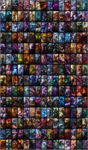 Conta League of Legends, 205 skins, Campeões até Ilaoi LOL