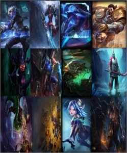 Conta Ouro 4 52 champs 12 skins - League of Legends LOL