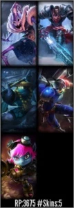 Conta League of Legends no ranked 0/1 LOL