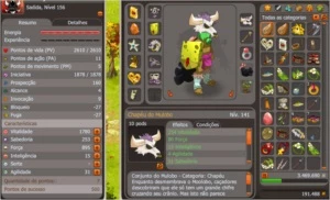 Vendo Conta Spiritia com 5 personagens 150+ - Dofus
