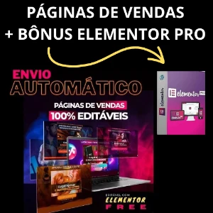 Páginas De Vendas  + Bônus Elementor Pro - Outros