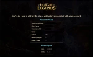 CONTA DIAMANTE 5 - 160 SKINS ++ - League of Legends LOL