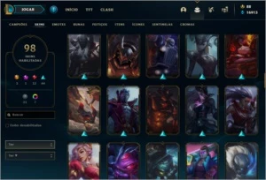 Conta lol 100 skins - League of Legends