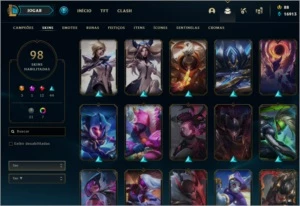 Conta lol 100 skins - League of Legends