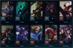 Conta Level 116 - 111 Skins - Ex Gold 4 - League of Legends LOL