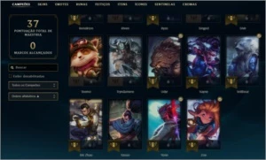 Conta LOL - GOLD 1 - LVL 43 - League of Legends