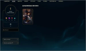 Conta LOL - GOLD 1 - LVL 43 - League of Legends