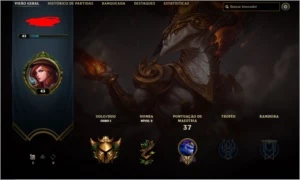 Conta LOL - GOLD 1 - LVL 43 - League of Legends