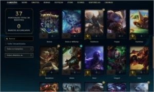 Conta LOL - GOLD 1 - LVL 43 - League of Legends
