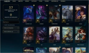 Conta LOL - GOLD 1 - LVL 43 - League of Legends
