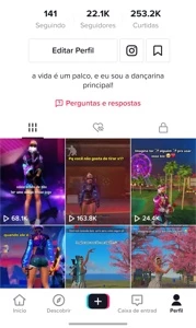 Conta tiktok 22k de seguidores - Redes Sociais