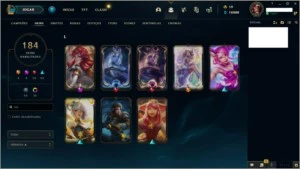 Conta League of Legends GOLD 4 / 184 Skins LOL