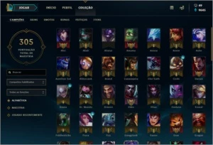 Conta League of Legends LOL