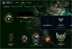 Conta League of Legends LOL